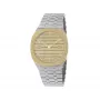 Relógio de mulher GUCCI G-Timeless YA163403 34mm aço inoxidável prateado mostrador escovado sun-brushed