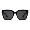 Óculos de sol de mulher retangulares GUCCI GG0034SN-001 54/20/140 mm preto acetato cinzento nylon UV400