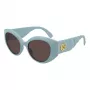 Óculos de sol de mulher GUCCI GG0809S-004 - armação de acetato preta, lentes cinzentas, 51 mm
