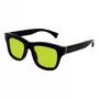 Gucci GG1135S-005 Óculos de sol unissexo armação preta lentes cinzentas 51mm