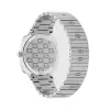 GUCCI Grip relógio de quartzo unissexo 35mm aço inoxidável mostrador prateado YA157410