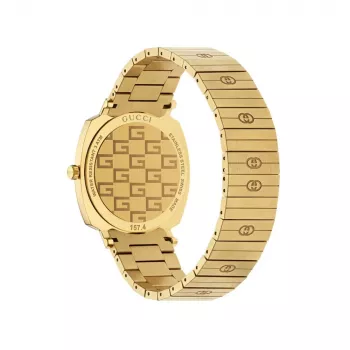 Gucci Grip Relógio unissexo 35mm aço inoxidável YA157409