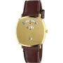 Gucci Grip Relógio unissexo YA157405 35mm aço inoxidável malha