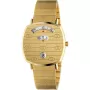 GUCCI Grip Watch YA157403 35mm quartzo suíço aço inoxidável malha de mulher