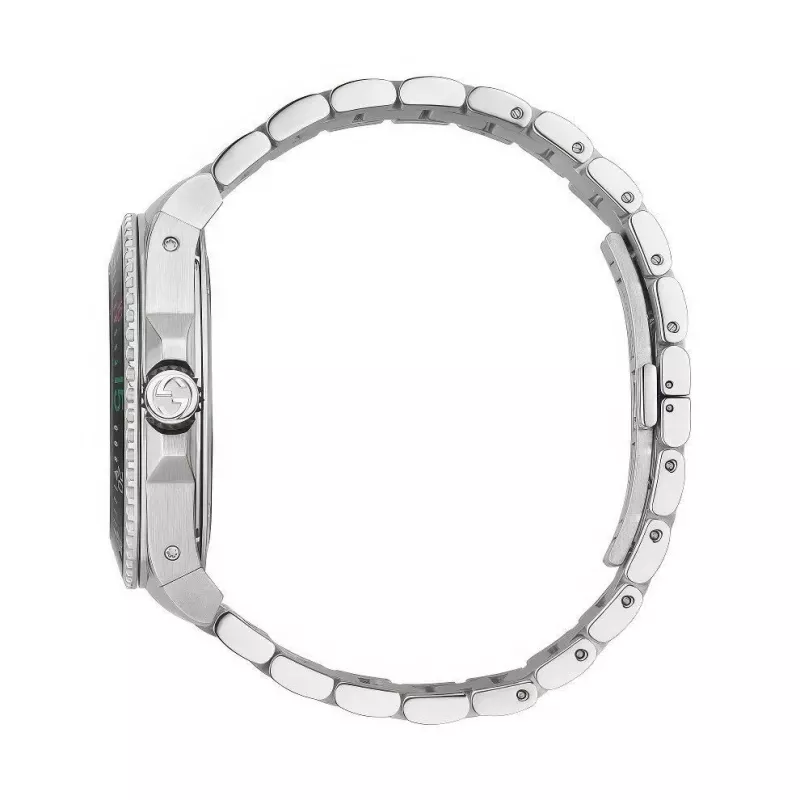 Relógio de homem Gucci YA136218 45mm aço inoxidável quartzo suíço relógio de mergulho