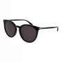 GUCCI óculos de sol de mulher GG0064SK-001 retangulares - armação de acetato preta, lentes de nylon cinzentas, 55/20/135 mm