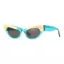 Óculos de sol de mulher GUCCI GG1167S-004 cat eye acetato preto lentes cinzento escuro 52/21/140 mm