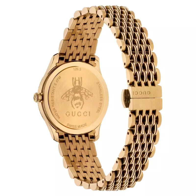 Relógio de mulher Gucci YA1265021 29mm aço inoxidável quartzo suíço