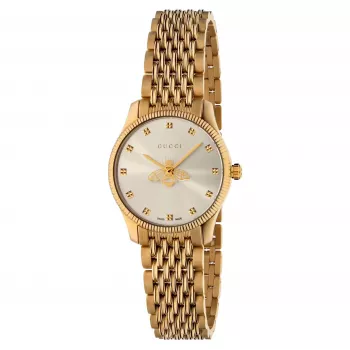 Relógio de mulher Gucci YA1265021 29mm aço inoxidável quartzo suíço