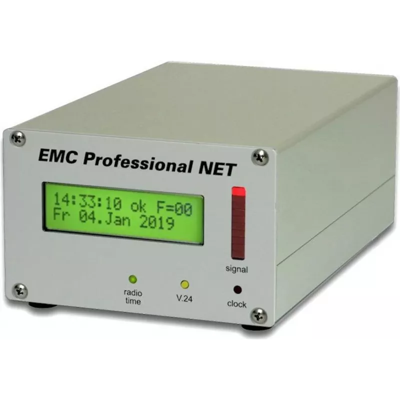 GUDE 3001 EMC Professional Servidor de tempo com relógio de rádio DCF77 integrado para ambientes industriais