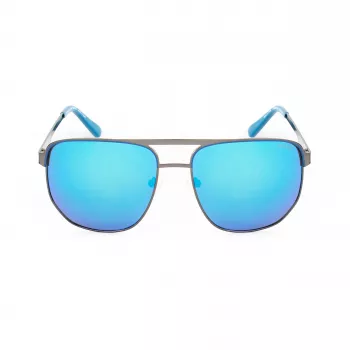 Óculos de sol para homem Guess GF00061-6106X, armação preta, lentes cinzentas, 61 mm
