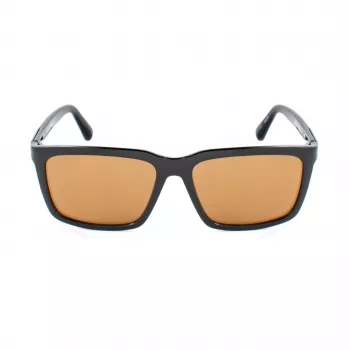 Óculos de sol GUESS GF00062-5901E homem, quadrados - armação preta, lentes cinzentas, 59 mm