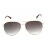 Óculos de sol GUESS GF0251-32P para homem, quadrados, Havana, com lentes castanhas degradê