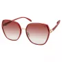 GUESS GF0407-5966F Óculos de sol de mulher - armação de acetato Havana castanho, lentes castanhas degradê, 59 mm