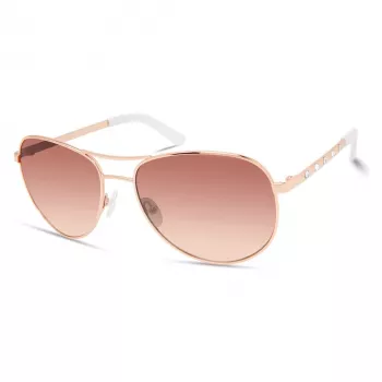 Óculos de sol de mulher Guess GF0408-6128F Havana castanho degradê 61 mm