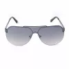 Óculos de sol de homem GUESS GF5053-0008F, quadrados, armação preta, lentes fumadas, 58 mm