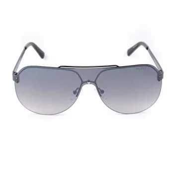 Óculos de sol de homem GUESS GF5053-0008F, quadrados, armação preta, lentes fumadas, 58 mm