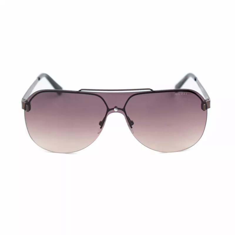 Óculos de sol retangulares GUESS GF5053-0048F para homem Havana castanho degradê