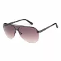 Óculos de sol retangulares GUESS GF5053-0048F para homem Havana castanho degradê