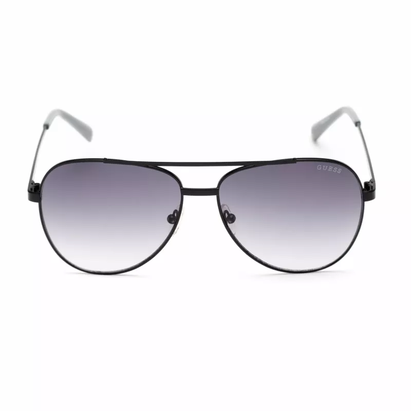 Óculos de sol de homem piloto GUESS GF5117-5802B - armação preta, lentes cinzentas degradê 60/17/130 mm