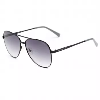 Óculos de sol de homem piloto GUESS GF5117-5802B - armação preta, lentes cinzentas degradê 60/17/130 mm