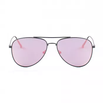 Óculos de sol retangulares unissexo GUESS GG1142SCQZ09Z - armação preta, lentes cinzentas degradê, 56 mm