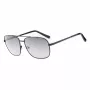 GUESS GG2114S-01B Óculos de sol para homem Armação quadrada preta Lente degradê cinzenta 60mm