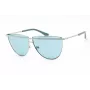 Óculos de sol unissexo GUESS GU7852-10V Havana armação quadrada lentes castanhas 63mm