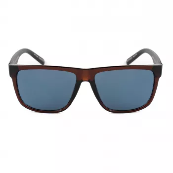 Óculos de sol GUESS MAN GO00058-6145V armação angular preta brilhante lente fumada 61 mm