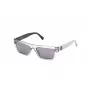 Óculos de sol de homem GUESS GU00120-5520A armação preta brilhante, lentes fumadas espelhadas 55/17/145 mm