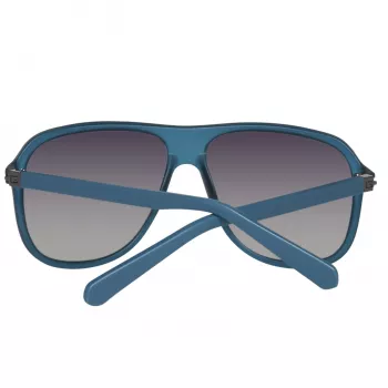 Óculos de sol GUESS MAN GU6876-5991B retangulares armação preta lentes cinzentas 59mm