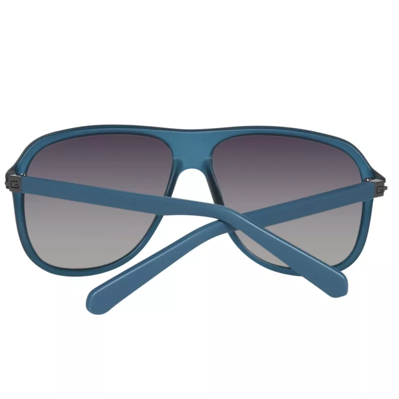 Óculos de sol GUESS MAN GU6876-5991B retangulares armação preta lentes cinzentas 59mm
