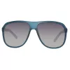 Óculos de sol GUESS MAN GU6876-5991B retangulares armação preta lentes cinzentas 59mm