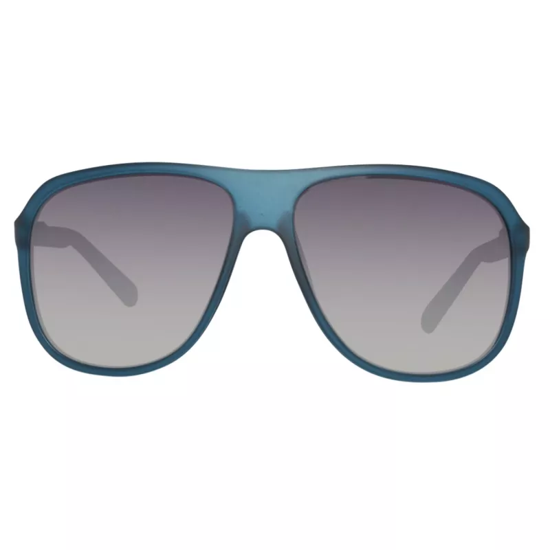Óculos de sol GUESS MAN GU6876-5991B retangulares armação preta lentes cinzentas 59mm