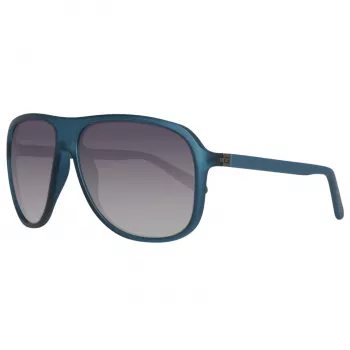 Óculos de sol GUESS MAN GU6876-5991B retangulares armação preta lentes cinzentas 59mm