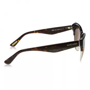 Óculos de sol GUESS MARCIANO mulher em forma de olho de gato GM0777-5552F Havana castanho degradê 55mm