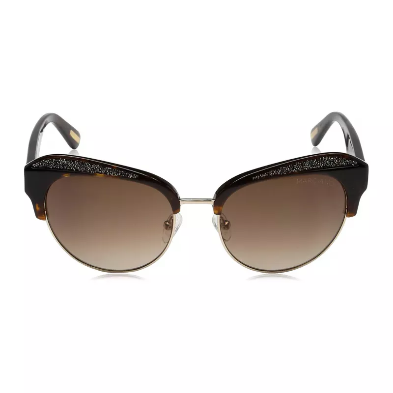 Óculos de sol GUESS MARCIANO mulher em forma de olho de gato GM0777-5552F Havana castanho degradê 55mm