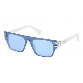 Óculos de sol de homem GUESS Pilot GO00061-0021V Shiny Black Smoke Mirror