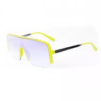 GUESS Óculos de sol quadrados de homem GO00054-0095W - armação preta brilhante, lentes fumadas, proteção UV400