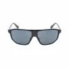 Óculos de sol de homem Guess GF00010-6101A - armação de acetato preta brilhante, lentes fumadas, proteção UV400