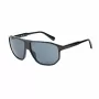 Óculos de sol de homem Guess GF00010-6101A - armação de acetato preta brilhante, lentes fumadas, proteção UV400