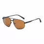 Óculos de sol de homem GUESS GF00044-6102E - Armação preta brilhante, lentes fumé, 61/14/145 mm