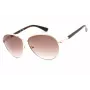 Óculos de sol de homem Guess GF0221-32F Dark Havana armação de acetato lentes degradê castanhas 59mm