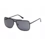 Óculos de sol de homem GUESS GO00053-0001A Retangular Armação preta Lentes fumé 57 mm