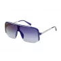 GUESS Óculos de sol de homem GO00054-0090C Armação de propionato preta Lentes de policarbonato cinzentas 54mm