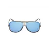 Óculos de sol de homem Guess GO00060-6490C Retangular Armação preta Lentes cinzentas 64/12/140 mm