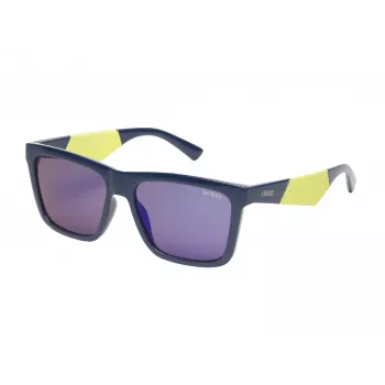 Óculos de sol para homem GUESS GO00067-5690C Havana castanho, armação retangular em acetato, UV400