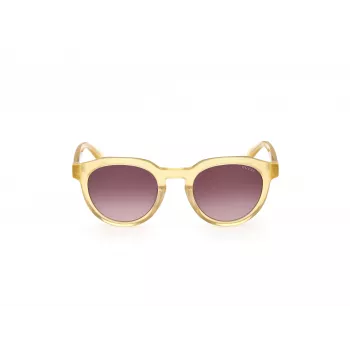 GUESS óculos de sol homem GU00063-5039F Havana acetato armação quadrada lentes castanhas 50 mm