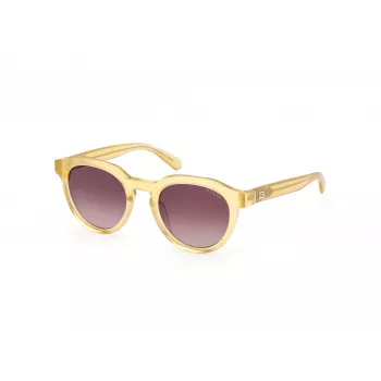 GUESS óculos de sol homem GU00063-5039F Havana acetato armação quadrada lentes castanhas 50 mm