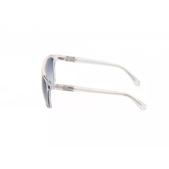 GUESS Óculos de Sol de Homem GU00123-5826W - Armação Quadrada Havana Escura, Lentes Castanhas Degradê, 58/16/140 mm